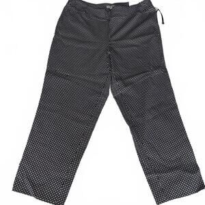 Lila Rose Womens Navy Blue Cropped Capri Pull On Pants‎ Size 16 w